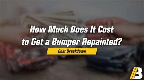 Get A Bumper Painted Cost