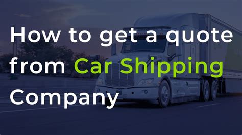 get a free quote for auto shipping in texas