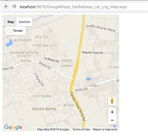 get address from lat long javascript