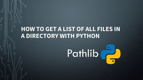 get all files in directory python pathlib