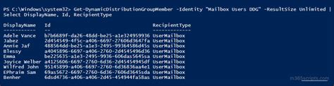 get all members of distribution group powershell