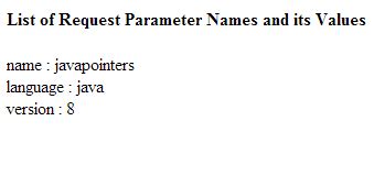 get all request parameters in java