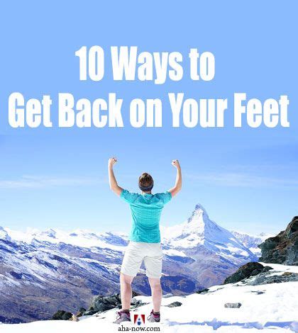 get back on feet meaning