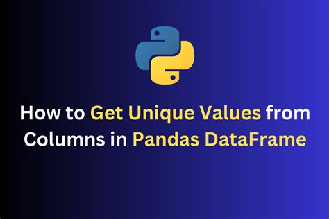 get column values pandas dataframe