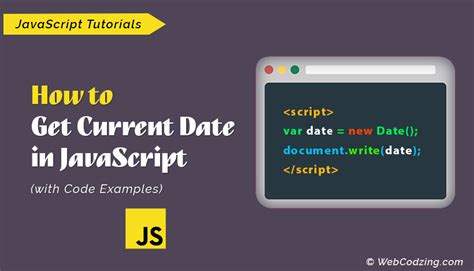 get current date and month in javascript