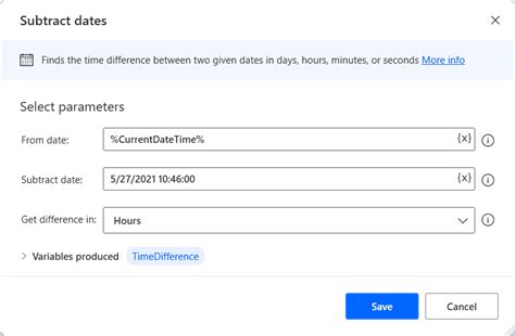 get current date and time in power automate