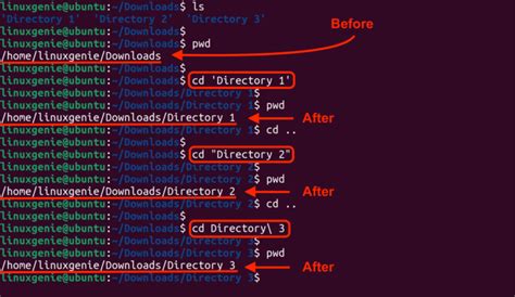 get current directory in linux terminal