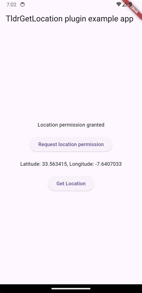 get current location in flutter github