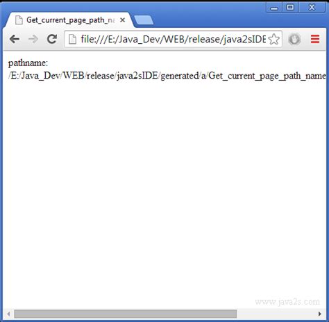 get current page name in javascript