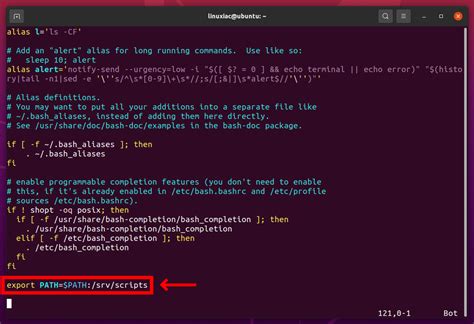 get current path in linux