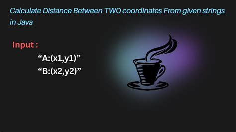 get distance between two coordinates java