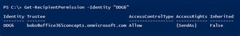 Get Distribution Group Send As Permission Powershell
