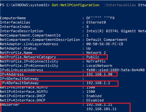 get dns server configuration powershell