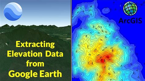 get elevation data from google earth