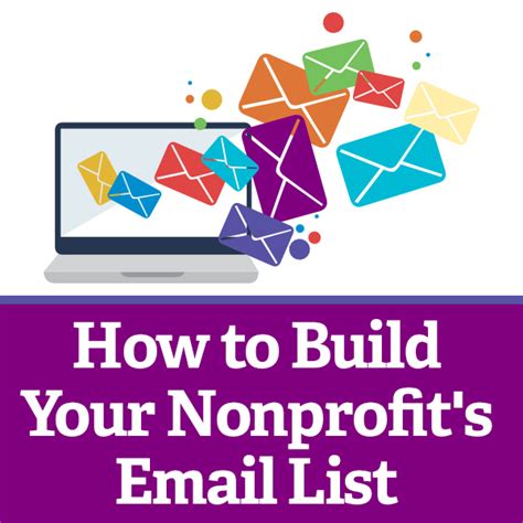 get email lists for nonprofits