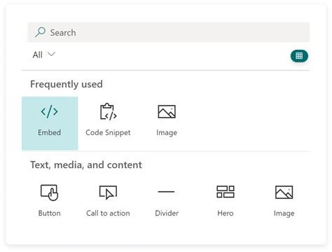 get embed code from sharepoint file