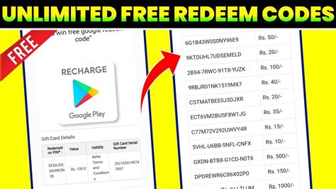 get free google redeem code