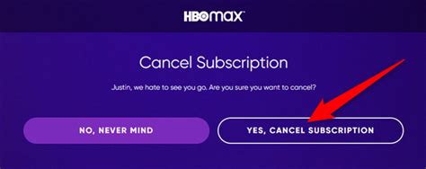 get hbo max account cancellation