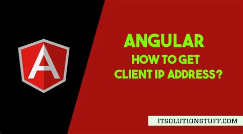 get ip address in angular