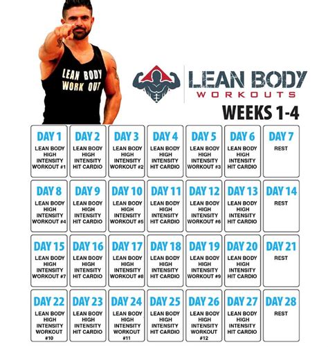 get lean fast workout plan