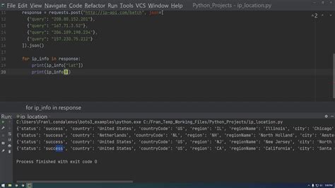 get location from ip address python
