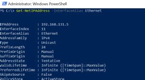 Get Network Adapter Ip Address Powershell