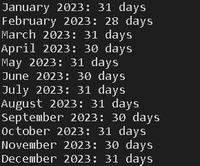 get number of days in current month python
