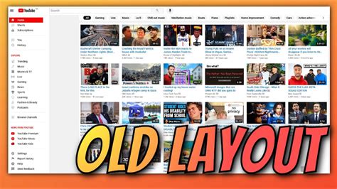 Get Old Youtube Layout Firefox