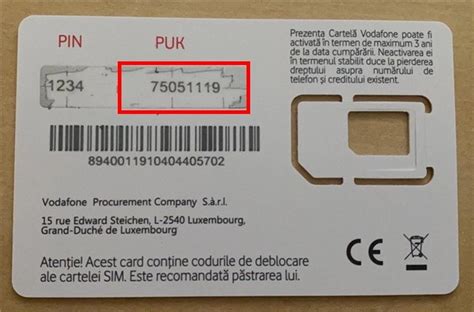 get puk code