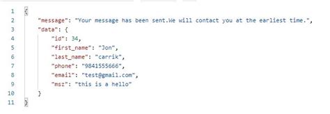 get response error message javascript