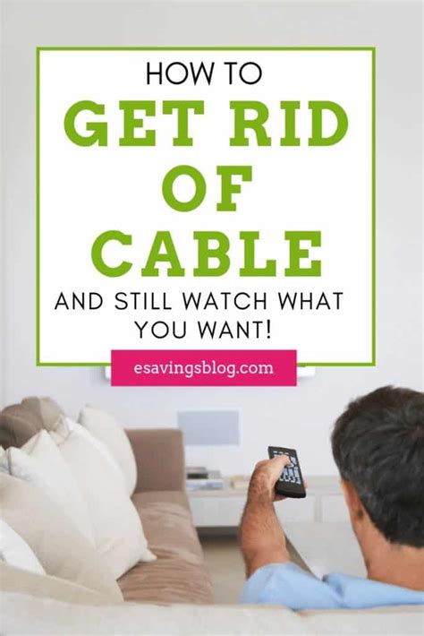 get rid of cable