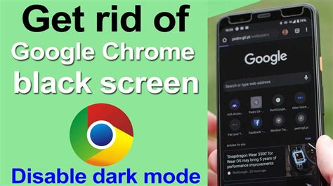 Get Rid Of Google Black Background