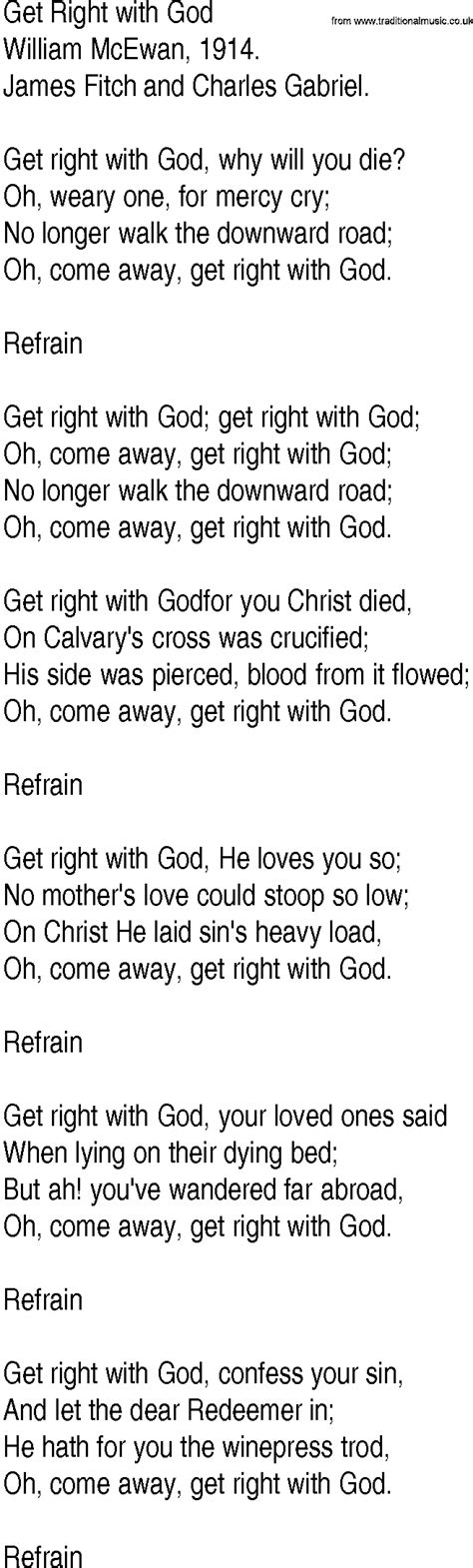 How do I get right with God?