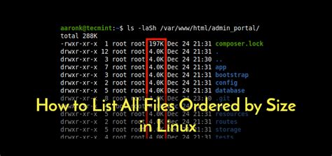 get size of list of files linux