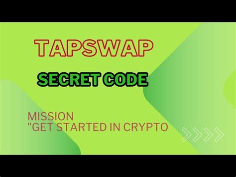 get started in crypto tapswap code