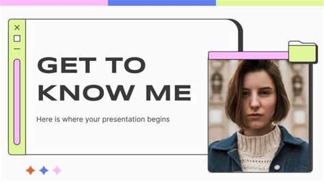 get to know me presentation template