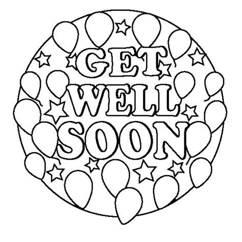 get well card template for kids