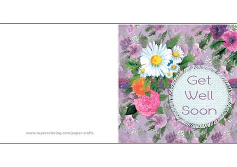 get well card template free printable