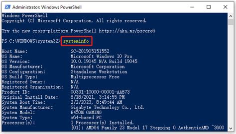 get windows version powershell remote computer