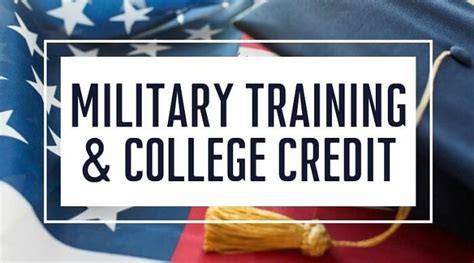 getting college credit for military training