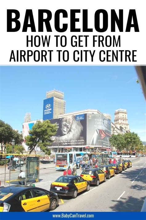 getting from barcelona airport to city centre
