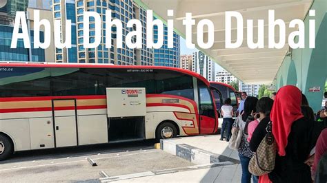 getting from dubai airport to abu dhabi