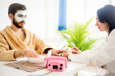 Getting Nails Done Man