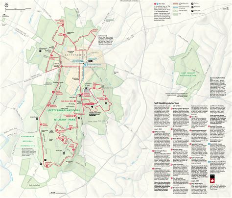 gettysburg address map