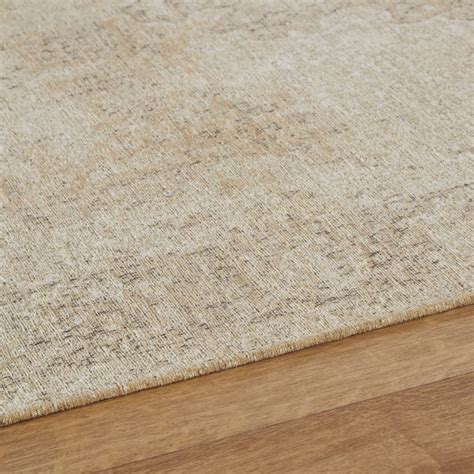 Teppich aus gewebter Baumwolle in Beige 140x200 Noe Maisons du Monde