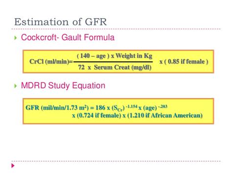 Gfr Calculator Excel