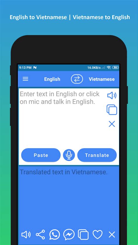 gg translate english to vietnamese