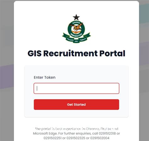 ghana immigration recruitment portal