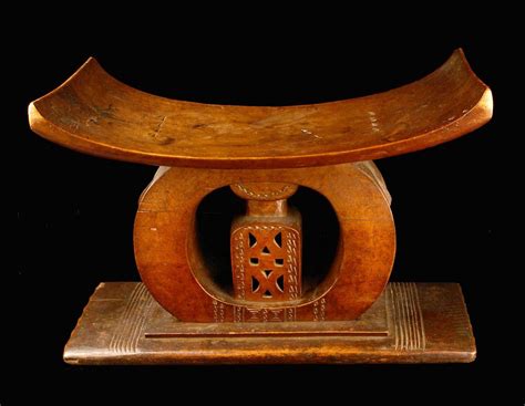 ghanain wooden ashanti stool