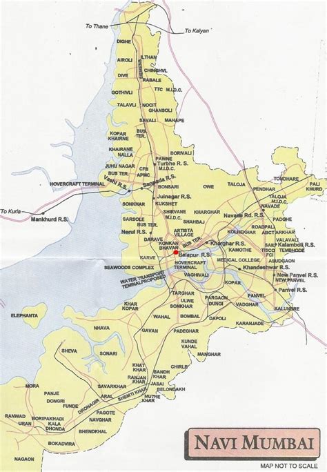 ghansoli navi mumbai map